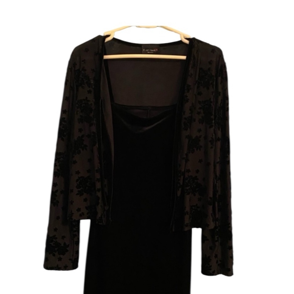 At Heart ❤️ Little black dress with jacket